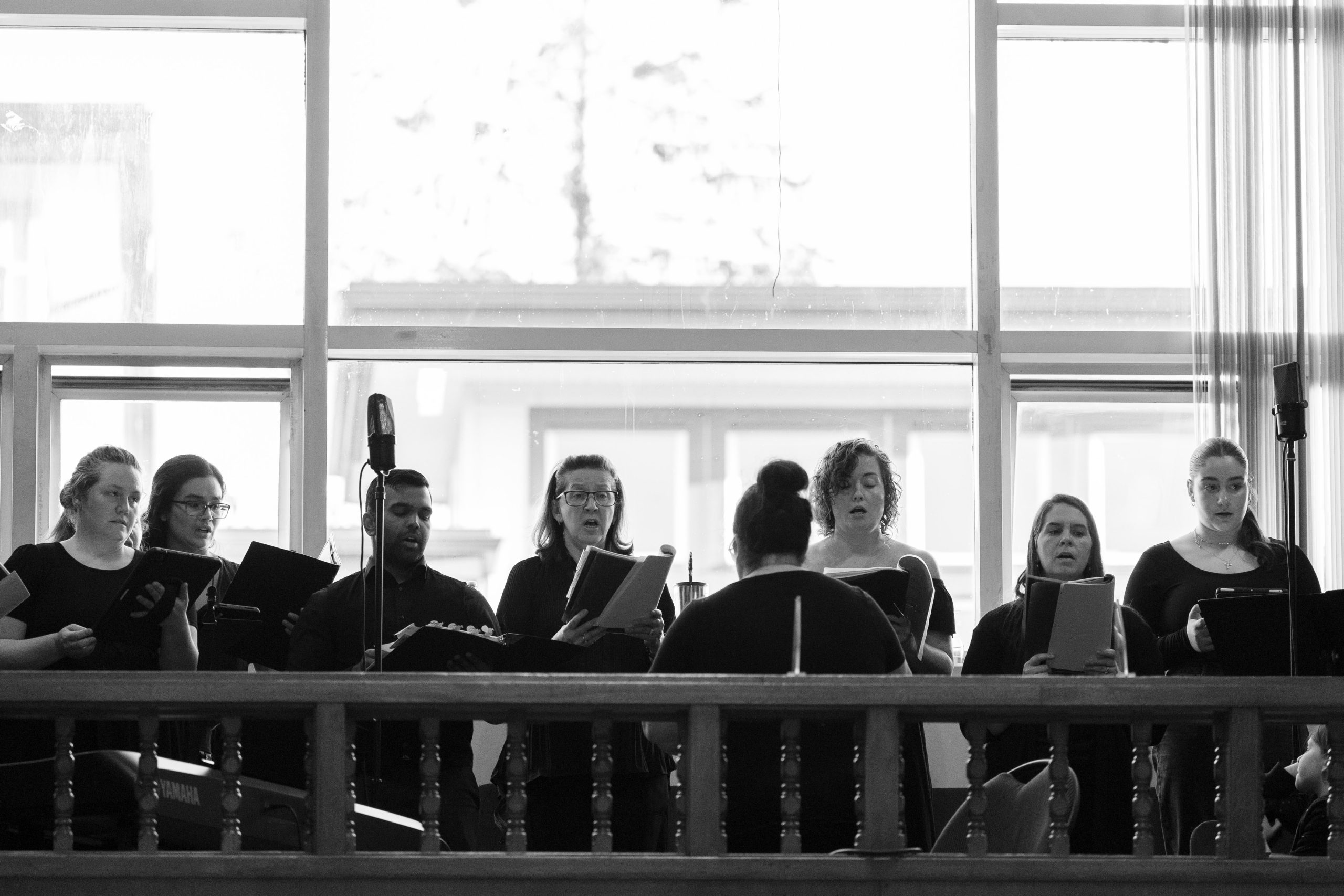 Cantor leading worship